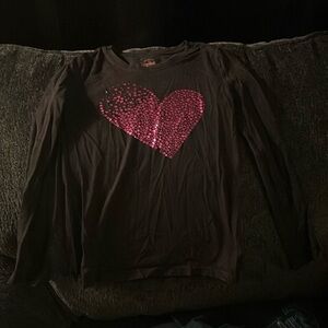 Girls Faded Glory Long Sleeve Shirt Size 7-8